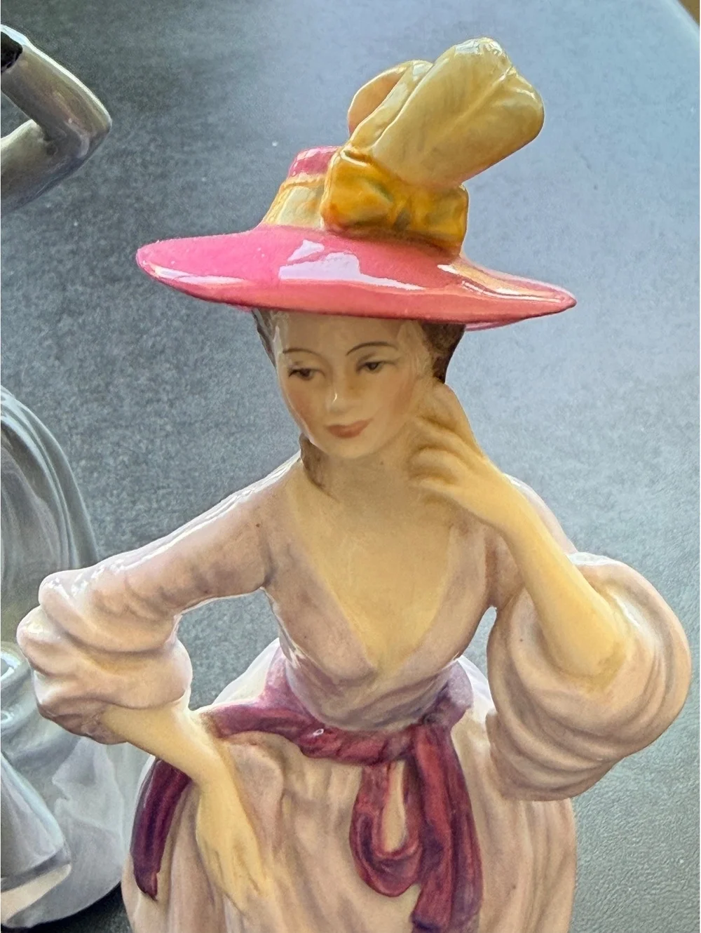 Vintage Francesca China Staffordshire England Lady Figurines (4 ) Signed 1979